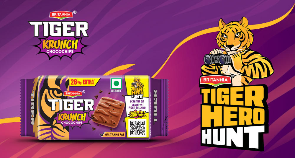 Britannia Tiger Hero Hunt Anti Bullying WhatsApp Experience